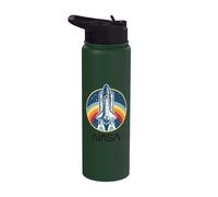 NASA Space Shuttle Rainbow Pullover Hoodie Stainless Steel Insulated Water Bottle