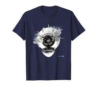 NASA SpaceX Dragon Capsule Docking T-Shirt, Men, Navy Blue, 5X-Large