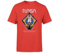 NASA STS-135 Unisex T-Shirt - Red - XXL - Red