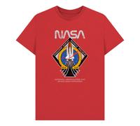 NASA STS135 Unisex T-Shirt in Red | Size: 2XL NASA Red 2XL