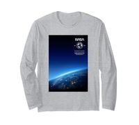 NASA Sun Sets Behind Earth Space Long Sleeve T-Shirt