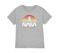 NASA Sunset Kids T Shirt, Athletic Heather, 3-4