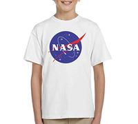Nasa The Classic Insignia Kid's T-Shirt White