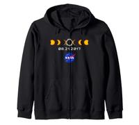 NASA Total Solar Eclipse T-Shirt August 21 2017 Zip Hoodie