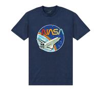 NASA Unisex Adult Rainbow T-Shirt / N/A N/A PN445