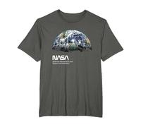 NASA View of The Earth T-Shirt, Men's Big and Tall, Asphalt Grey, 3X Tall