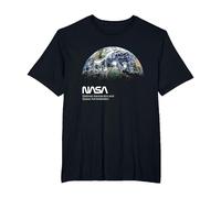 NASA View of The Earth T-Shirt, Men's Big and Tall, Black, 4X Tall