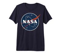 NASA Vintage Distressed Logo C1 Premium T-Shirt