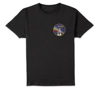 NASA Vintage Rainbow Shuttle T-Shirt - Black - S