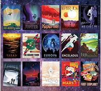 NASA Vintage Space Travel Posters Pack of 16 A4 and A3 (A3)
