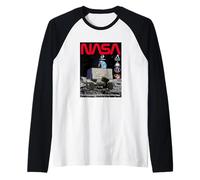 NASA Viper Moon Rover, Explore Moon to Mars Raglan Baseball Tee