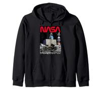 NASA VIPER Moon Rover, Explore Moon to Mars Zip Hoodie