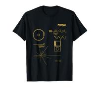 Nasa Voyager Golden Record Message Worm Logo famous T-Shirt