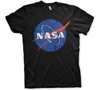 NASA Washed Insignia T-Shirt Black