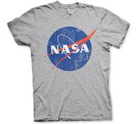 NASA Washed Insignia T-Shirt Heather-Grey