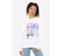NASA Women's Mission Crew Sweatshirt in White | Size: Large NASA White L