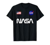 NASA Worm Insignia Logo Patch American Flag NASA Meatball T-Shirt