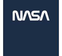NASA Worm Logotype Hoodie - Navy - L