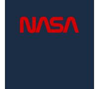 NASA Worm Logotype Hoodie - Navy - XL