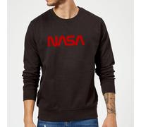 NASA Worm Red Logotype Sweatshirt - Black - S