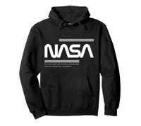 Nasa - Worm White Grey Pullover Hoodie