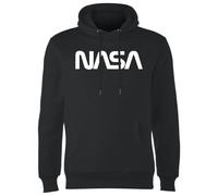 NASA Worm White Logotype Hoodie - Black | Size: 2XL NASA Black 2XL