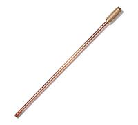 Nasafes Extension Rod For Generator Grounding Kit, Extend The Copper Grounding Rod For Electric Fence To Get Deeper Into The Earth And Get A Better Grounding, Compatible With The Grounding Rod Kit