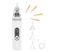 Nasal Aspirator - 18.5 x 5 cm, Nose Suction Cup, Touch Control Convenience | Electric Snot Suction Cup with Ergonomic Design, Nose Cleaner to Eliminate Crot