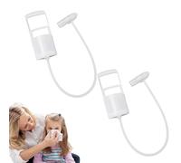 Nasal Aspirator, 2Pieces Strong Suction Manual Nose Cleaner, Reusable Booger Remover for Mucus & Congestion Relief, Anti-Backflow Snot Sucker Pump for Kids, Hand Puller Clogged Passages & Boogers