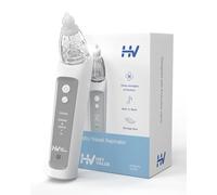 Nasal Aspirator for Baby, Baby Nose Sucker, Electric Nasal Aspirator for Toddler, Baby Nose Cleaner with 3 Silicone Tips, Adjustable Suction Level and Music Volume