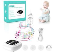 Nasal Aspirator for Baby,Baby Nose Sucker with 9 Levels Suction,4 Night Light and Nursery Rhyme Soothing Function,Electric Nose Suction for Baby with 5 Food-Grade Silicone Tips