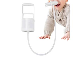 Nasal Aspirator Hand Pull Suction Mechanism, Green Polypropylene Solid Construction, Infant Constipation Relief Device, Lightweight Portable Mucus Extractor, Pople Remover for & Girls