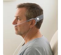 Nasal Cannula Strap Ear Savers, Ear Protectors for Oxygen Tubing, Cannula Headband Strap, Secure Fit to Prevent Ear Soreness (Grey)