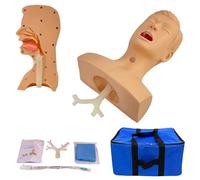 Nasal Cavity Oral Suction Training Model, Adult Intubation Training Model - Airway Management Trainer - Airway Management Teaching Aid Kit, 1:1 Life-size Suck Sputum Training Simulator