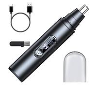 Nasal Hair Clipper, Rechargeable Wireless | Pocket Silent Care Tool with Cleaning Brush for Home, Travel, Adults, Teenagers, Women