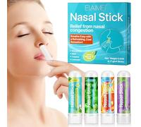 Nasal Inhaler Pack of 4 - Nasal Stick - Nasal Inhaler Stick - Nose Inhaler for Blocked Nose - Relieve Nasal Congestion and Breathe Smoothly, for Adults & Children Over 12 Years