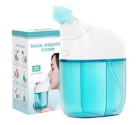 Nasal Irrigation System, Nasal Care, Sinus Rinse Machine, Nasal Rinse Machine, Nasal Cleaner with Auto Waste Collection Function for Sinus, Runny Nose, Nasal Congestion Turquoise