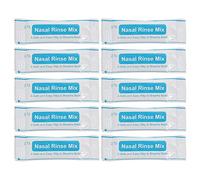 Nasal Rinse Salt Packets 40 Pack Instant Nasal Wash Mix | 1 Box, Premixed Dose Packets, Plastic Pack, for Saline Rinsing Water and Pot Use