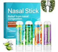 Nasal Stick,Energy Boosting Nose Sticks,Fast Relief from Stuffy Nose,Portable Nasal Congestion inha/ler,Nasal inha/ler Stick,Gentle Nasal inha/ler,Breathe VAP/or Stick, Fast Relief for Blocked Nose