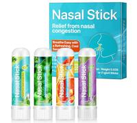 Nasal Stick | Nasal Inhaler Stick | Vapor Flow Technology | Cool Refreshing Sensation | Natural Mood Boost | Simple Ingredients | Essential Oils + Menthol Inhaler (Mint,Wintermint, Tropical, Lavender)