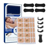 Nasal Strips 15 PCS,Intake Breathing Nose Magets, Anti-Snoring Sleep Nasal Strips, with 4 Nose Clips and 4 Nose Strips,Anti-Snoring Device for Car Travel Hotel Home and Business Unisex