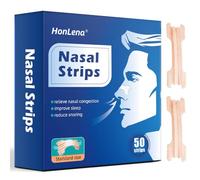 Nasal Strips,50 Count Anti Snoring Devices,Nose Strip to Stop Snoring and Relieve Nasal Congestion,Drug-Free,Help You Breathe Through Your Nose & Improves Sleep, Stop Snoring Aids for Men & Women