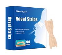 Nasal Strips 50 Pieces Nose Strips for Breathing Anti Snoring Aids for Men and Women Nose Tape for Sleeping Stop Snoring Aids for Men Women Nose Breathing Strips Drug-Free Anti Snoring Devices
