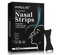 Nasal Strips, 60Pcs Snoring Strips for Men and Women, Nose Strips Anti Snoring Devices, Helps Reduce Snoring, Instantly Relieves Nasal Congestion & Improves Sleep, Anti Snore Strips Drug-Free