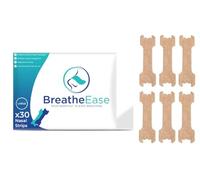 Nasal Strips for Breathing 30 Pieces - Natural Nose Strips for Easier Breathing, Snore Relief & Night-Time Support | Nasal Breathing Aid, Anti-Snore Strips, Skin-Friendly, Flexible, Comfortable Fit