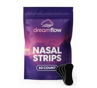 Nasal Strips for Deep Sleep - Lightweight Comfortable Nose Tape with Strong Easy-Grip Adhesive for Painless Removal - Hypoallergenic Latex-Free Nose Strips for Breathing & Snoring Relief