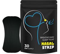 Nasal Strips for Snoring: Nose Strips for Snoring - Nose Strips for Breathing - Extra Strength Nasal Strips for Sleeping - Breathing Strips - Snoring Strips - Non-Invasive - Adhesive Strips - 30 ct