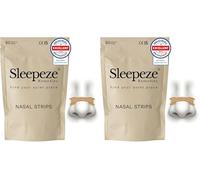 Nasal Strips Medium (x 120 Pack) Nose Strip to Stop Snoring, Snoring Strips to Help You Breathe Through Your Nose, Anti Snore Nasal Strips for Snoring by Sleepeze Remedies (Medium x60)