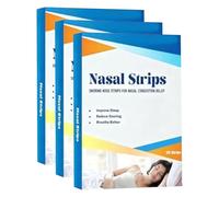 Nasal Strips,Nose Strips for Better Breathing Nose Tape for Running Effectively Relieves Blocked Noses Anti-Snoring Aid Relieve a Blocked Nose Due to Colds Allergies,Snore Strips Sleep 50 Pieces (3)