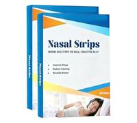 Nasal Strips,Nose Strips for Better Breathing Nose Tape for Running Effectively Relieves Blocked Noses Anti-Snoring Aid Relieve a Blocked Nose Due to Colds Allergies,Snore Strips Sleep 50 Pieces (2)